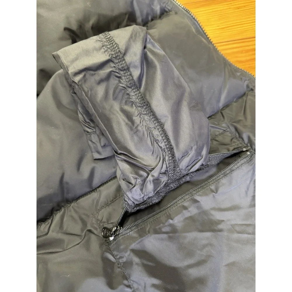 Woolrich Duck Down Packable Puffer Vest‎ Mens XL Black Full Zip Outdoor